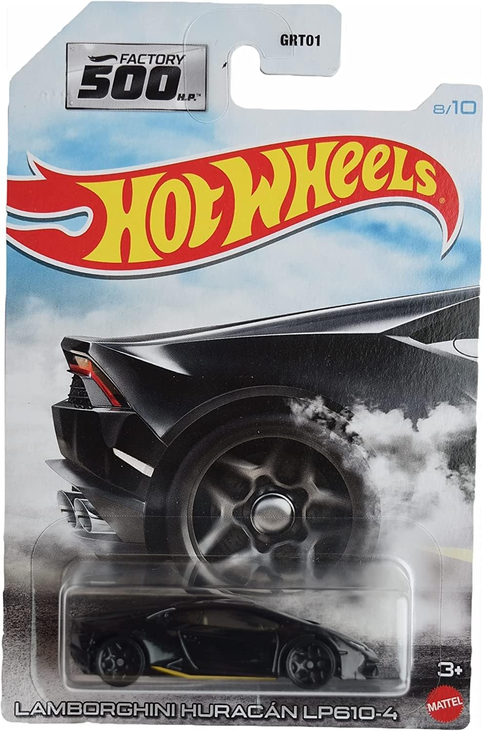 Black Factory 500 8/10 Hot Wheels Car A8305