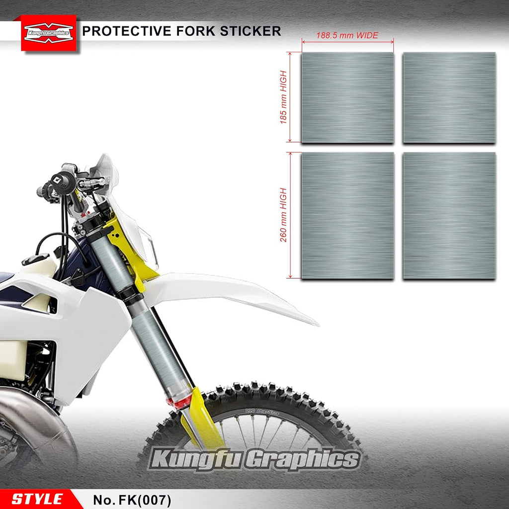 Black Upper Mid Fork Tube Decal Kit (Pack of 4) J379