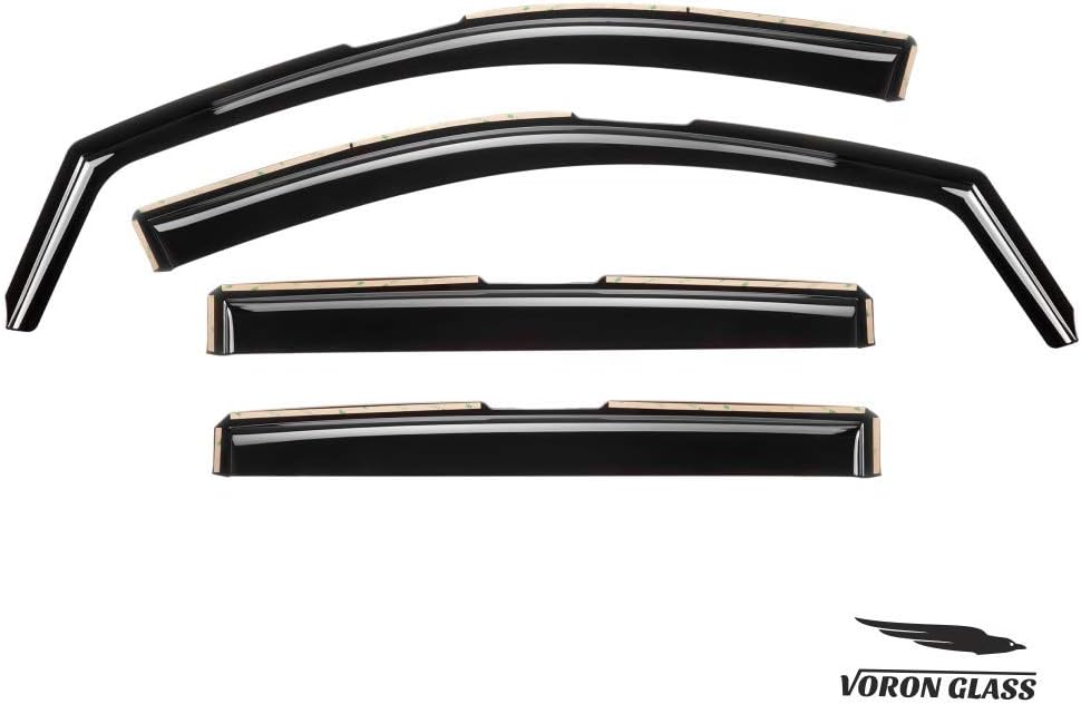 4 Pieces In-Channel Window Deflectors for Trucks B3606
