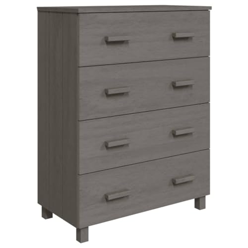 Light Gray Solid Wood Pine Sideboard Z309