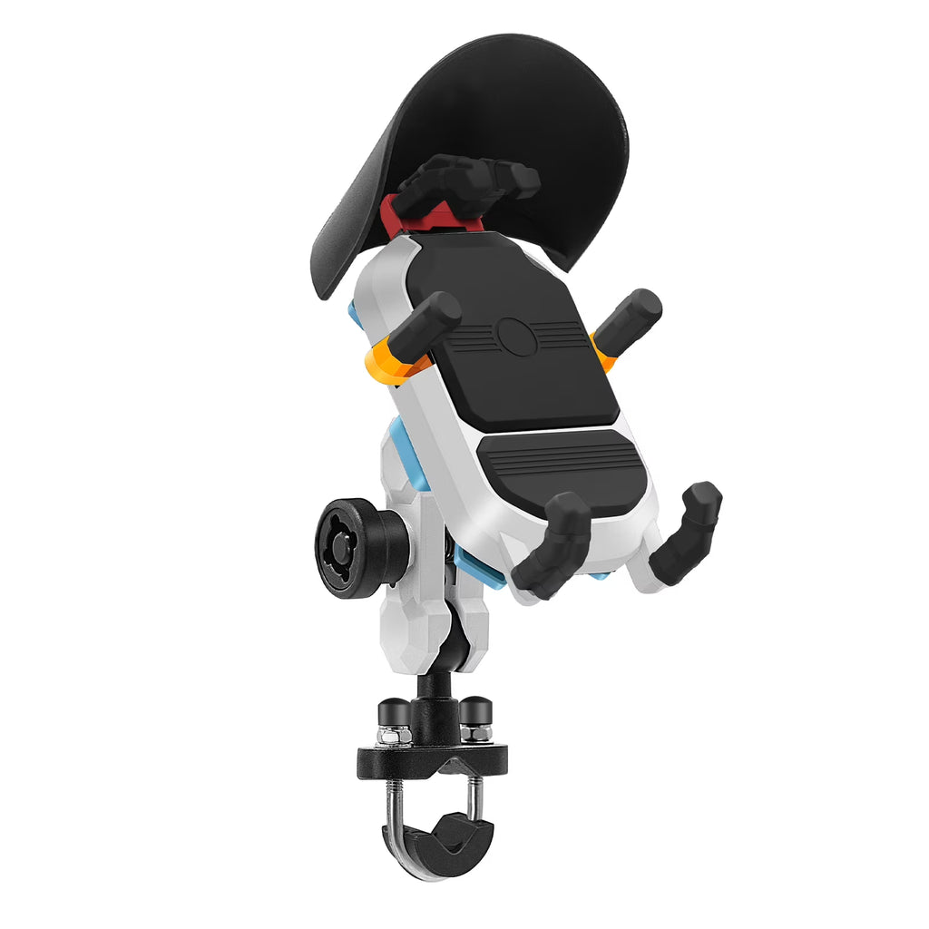 Waterproof Motorcycle Phone Mount Holder with 360° Rotation Handlebar Mount X3173