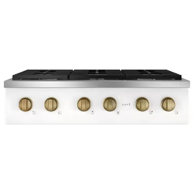 Range and Rangetop Handle and Knob Kit in Brushed Brass Z973550