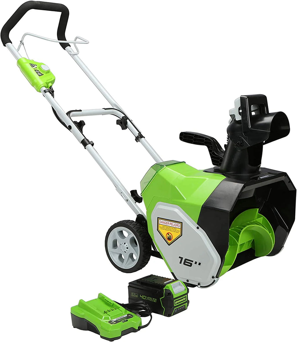 40V 16 Cordless Snow Thrower with 5Ah Battery and Charger X394917