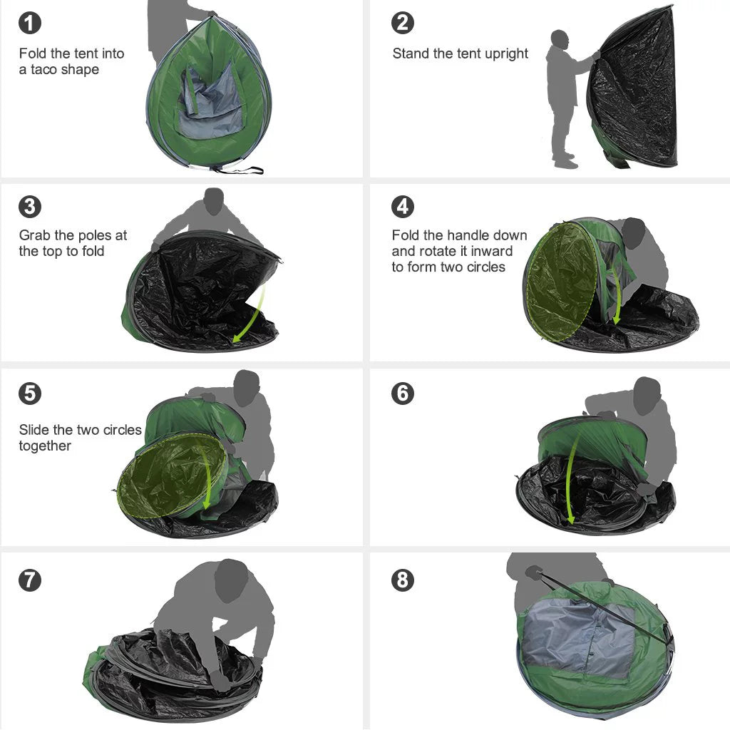 4 Person Waterproof Pop Up Tent W186