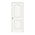 36 in. x 80 in. White Painted Right-Hand Solid Core Molded Composite MDF Single Prehung Interior Door X1268