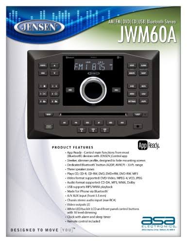 3 Zone Wall Mount Bluetooth Stereo V1529
