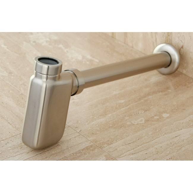 Matte Black Brass Bottle-Trap Siphon Z101
