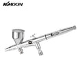 Gravity Feed Dual-Action Airbrush Kit 0.2/0.3/0.5mm 9cc A2596