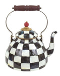 3-Qt. Courtly Check Enamel Tea Kettle Z164857