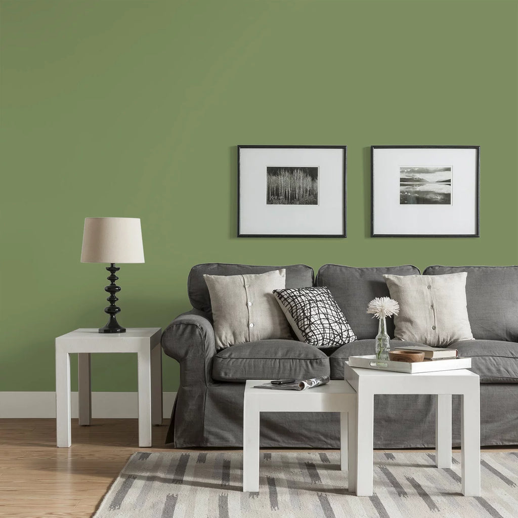 Interior Paint + Primer Green Eggshell 1 Gallon W2047