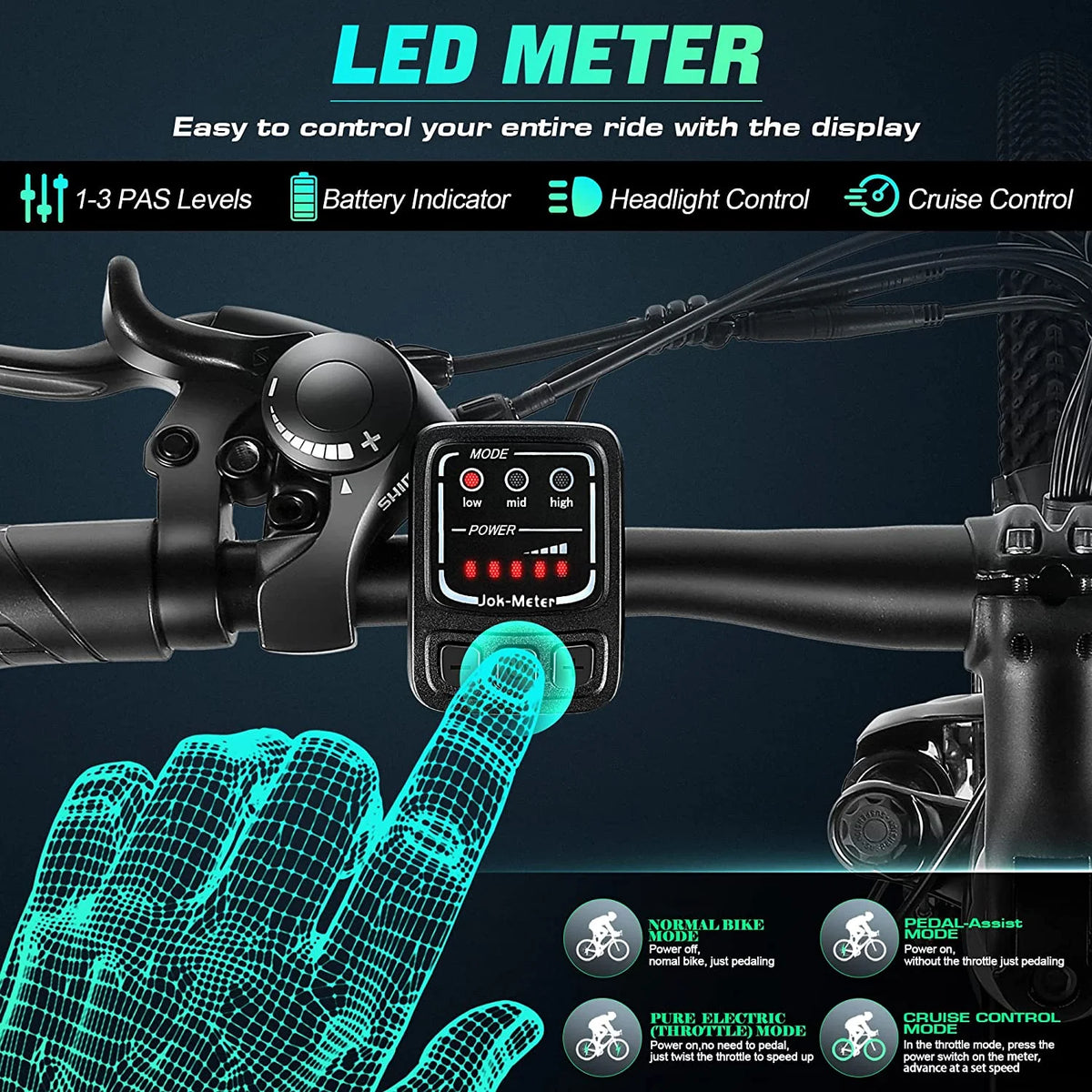 Electric Mountain Bike 500W 21 Speed X6327