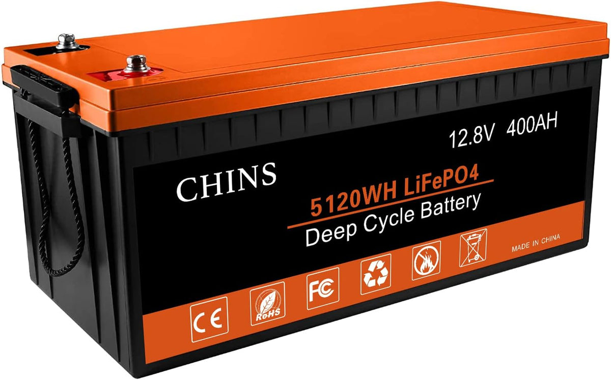 12V 400Ah LiFePO4 Lithium Battery with 250A BMS N72680
