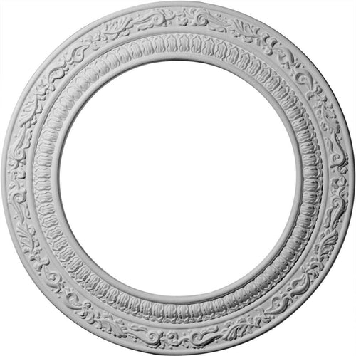 12x22OD x 8x22ID x 1/2x22P Hand-Painted Rich Gold Ceiling Medallion G7614