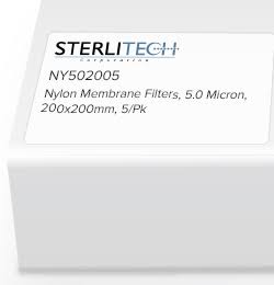 5.0um Nylon Membrane Filters 200 x 200 mm, 5/pk U6581