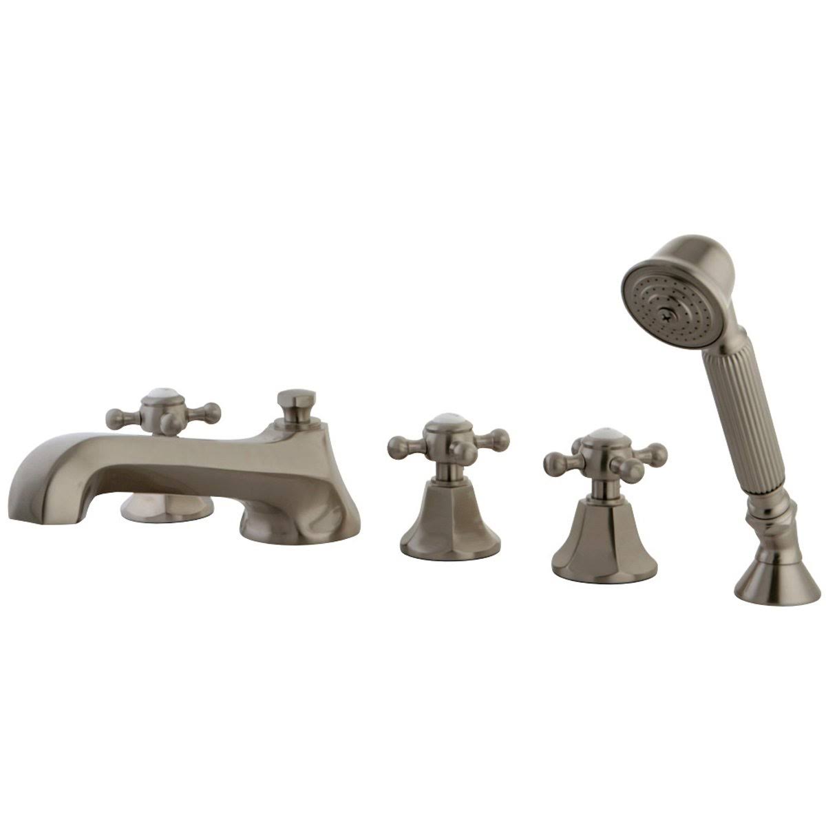 Polished Brass Roman Tub Filler with Hand Shower B9664