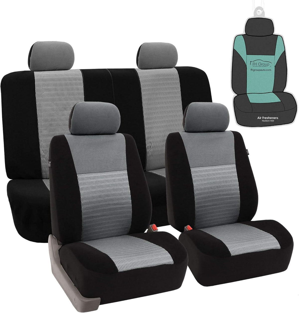 Blue/Black Full Set Car Seat Covers A39617