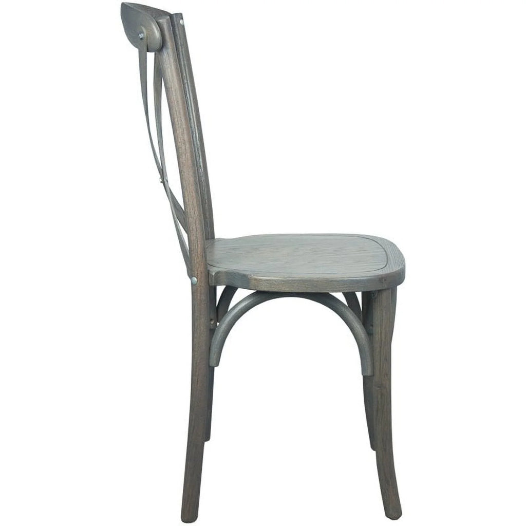 Gray X-Back Chair N527