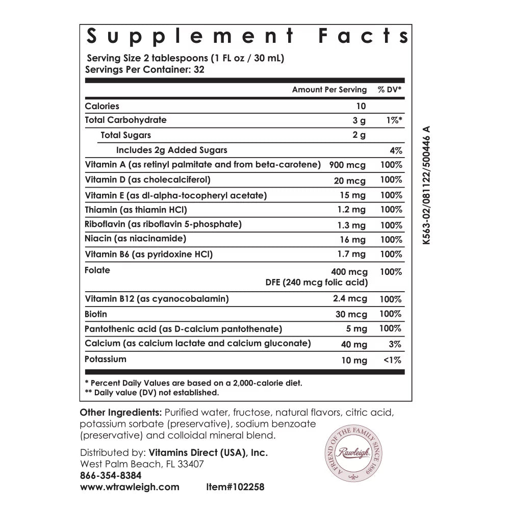 Cranberry Flavored Liquid Dietary Supplement 32 fl oz K754