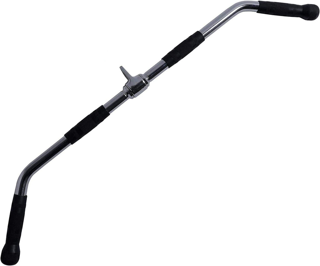 LAT Pulldown Bars Attachment Cable Machine, Tricep Press Down Cable Attachment, 20 Inch-47 Inch E61670
