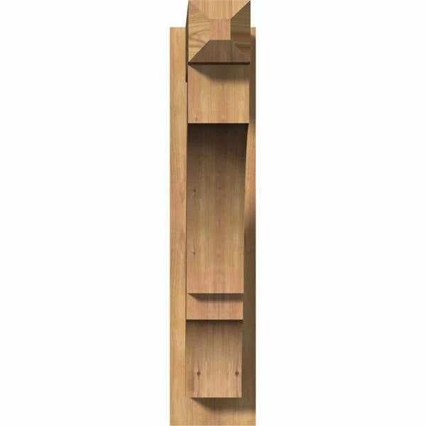 5 1/2x22W x 22x22D x 26x22H Western Red Cedar Craftsman Outlooker I564054