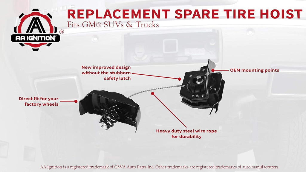 Spare Tire Hoist Pack of 2 U342491