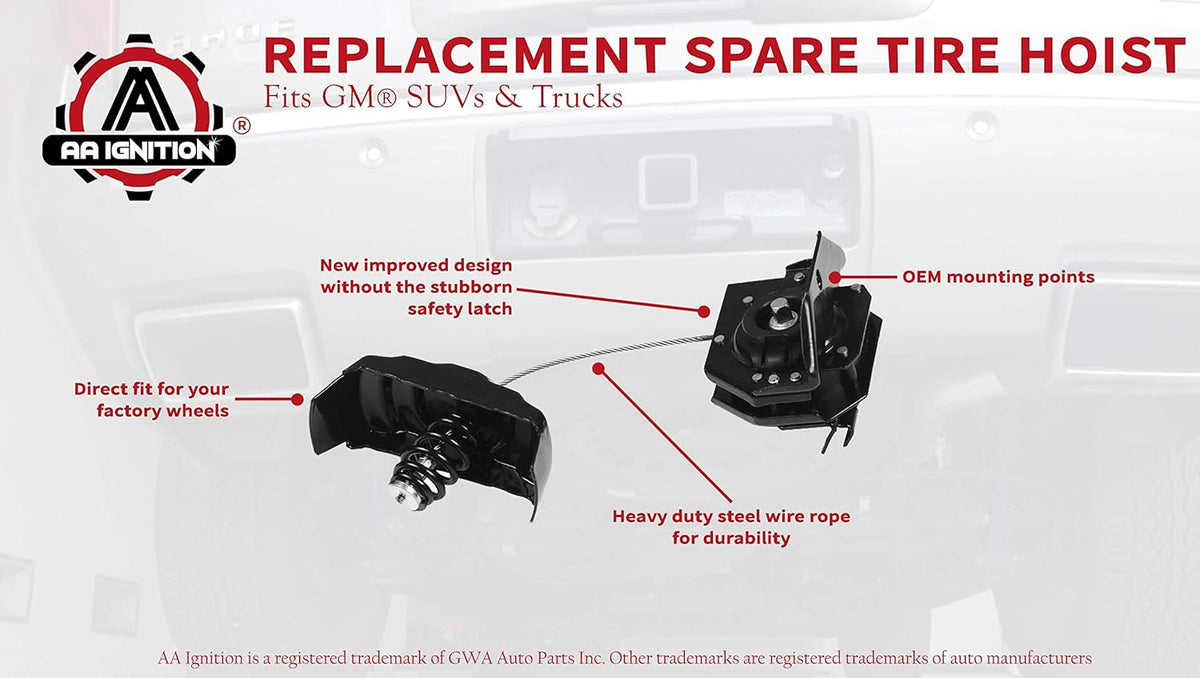 Spare Tire Hoist Pack of 2 U342491