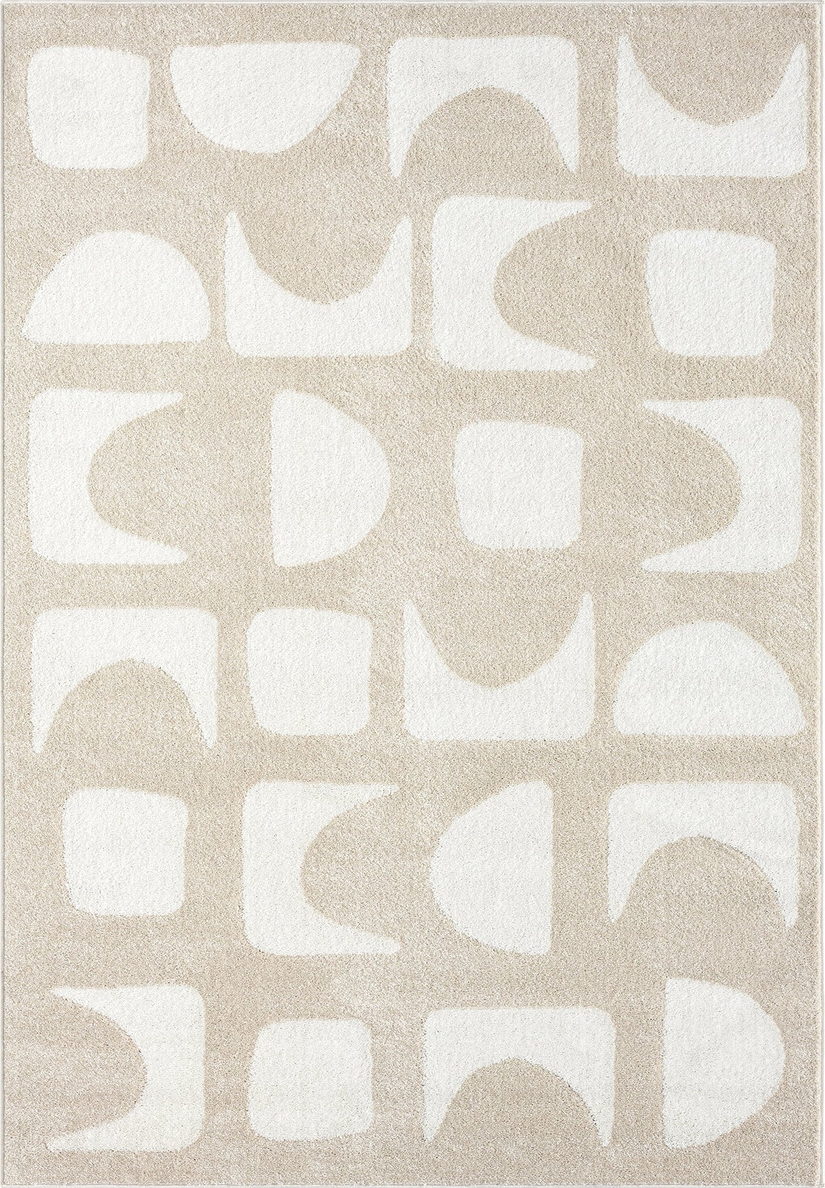 6 x 9 Beige Cream Area Rug F66178
