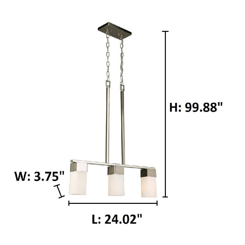 Polished Nickel 3 Light Semi Flush K37527