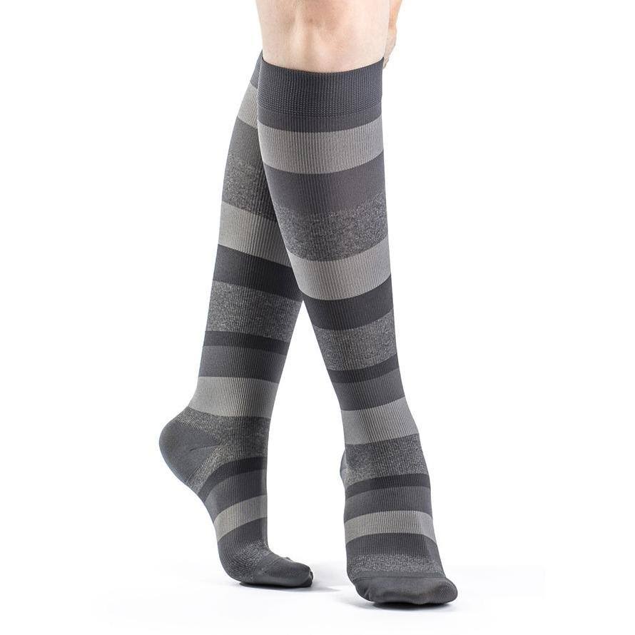 Microfiber Calf High Graphite Stripe T124763