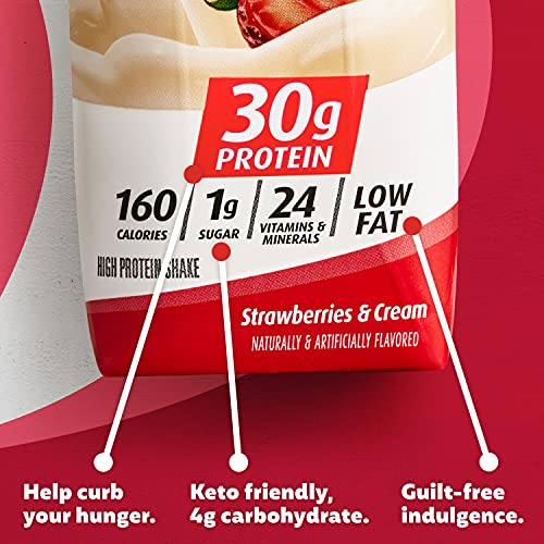 Strawberries & Cream High Protein Shake (15 X 11 Fl Ounce) C28421