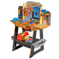 Wooden Play Workbench with 40+ Accessories and Working Drill Z3256