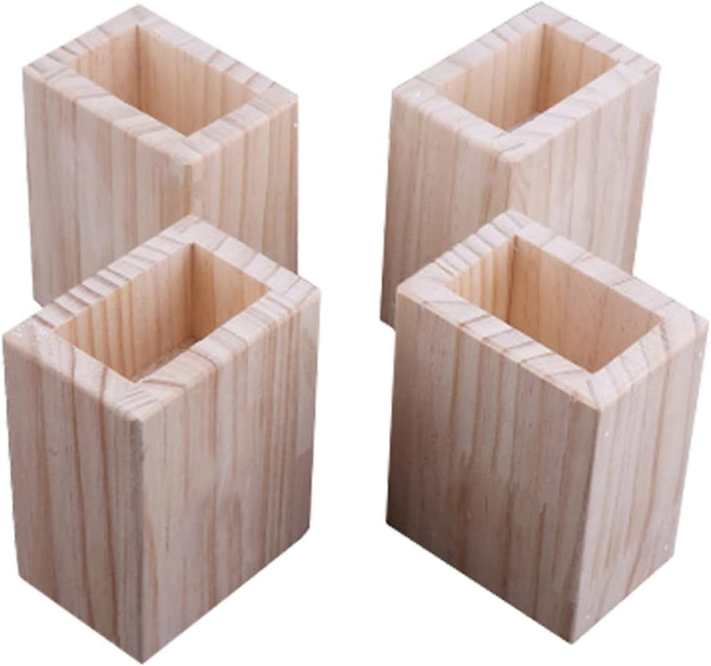 4 Pcs Solid Wood Furniture Legs Q3112