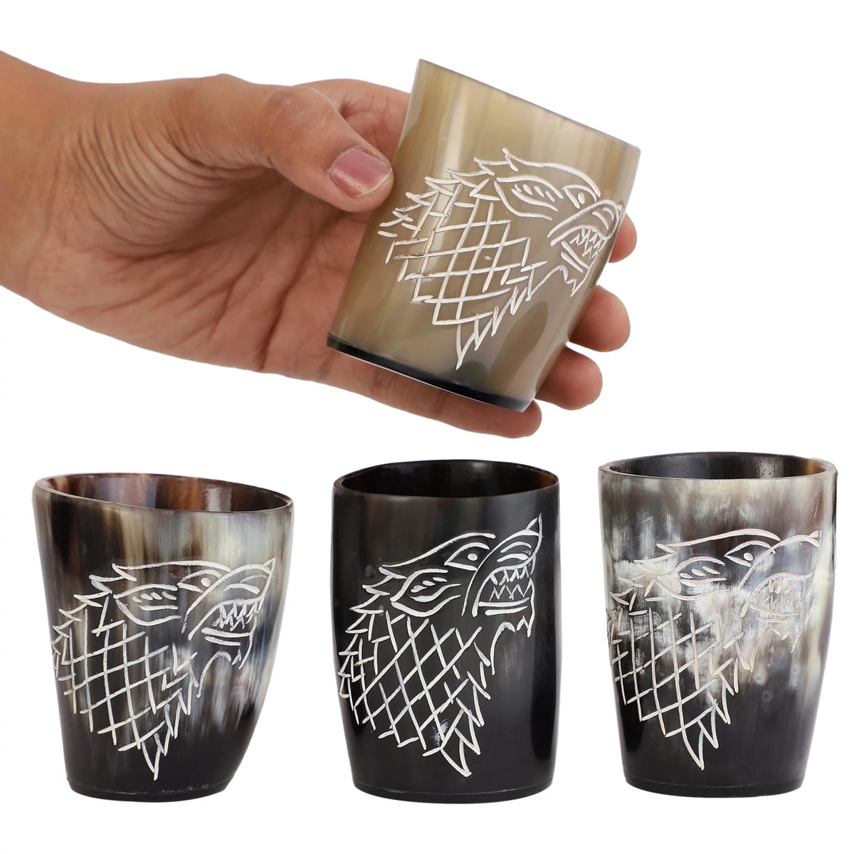 Drinking Horn Cups Pack Of 6 A9171