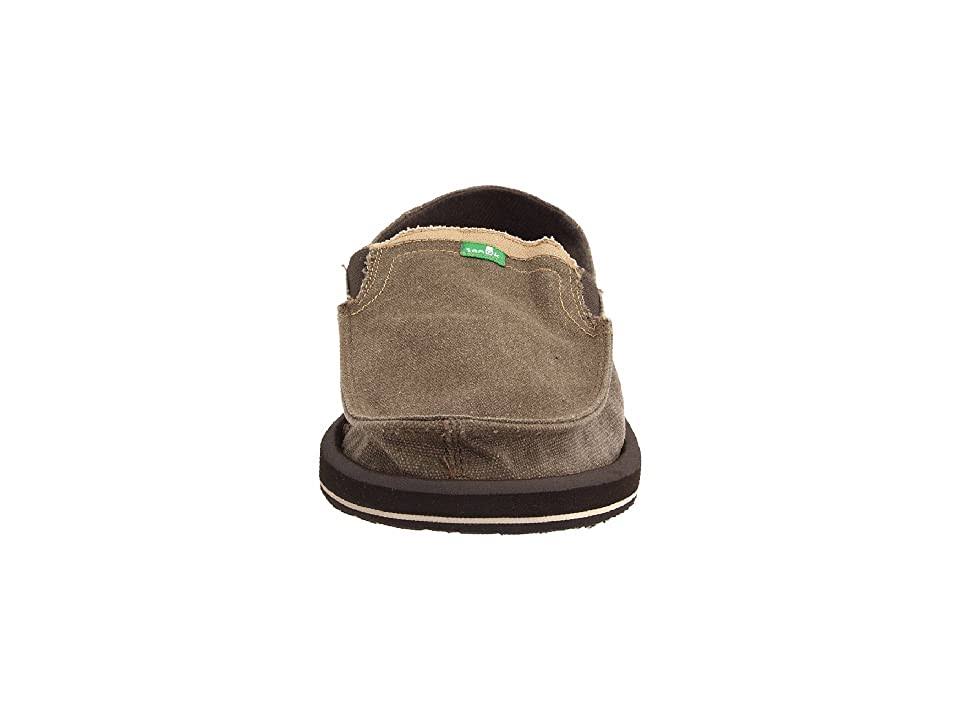 Brown Men&s Slip-On Shoes Y111875