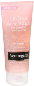 Oil-Free Acne Wash Pink Grapefruit Foaming Scrub 6.70 oz Pack of 4 S459994