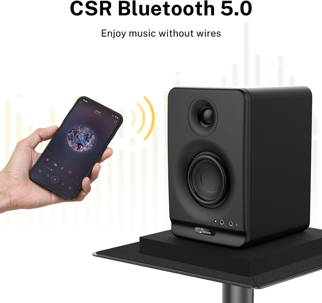 3 Near Field Studio Monitors with Bluetooth, 2-Pack G167