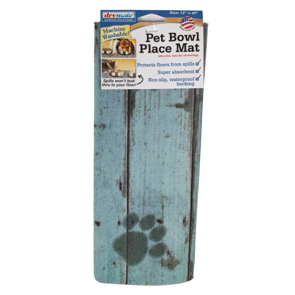 Pet Bowl Placemat Dog & Cat Food Feeding Mat F8232