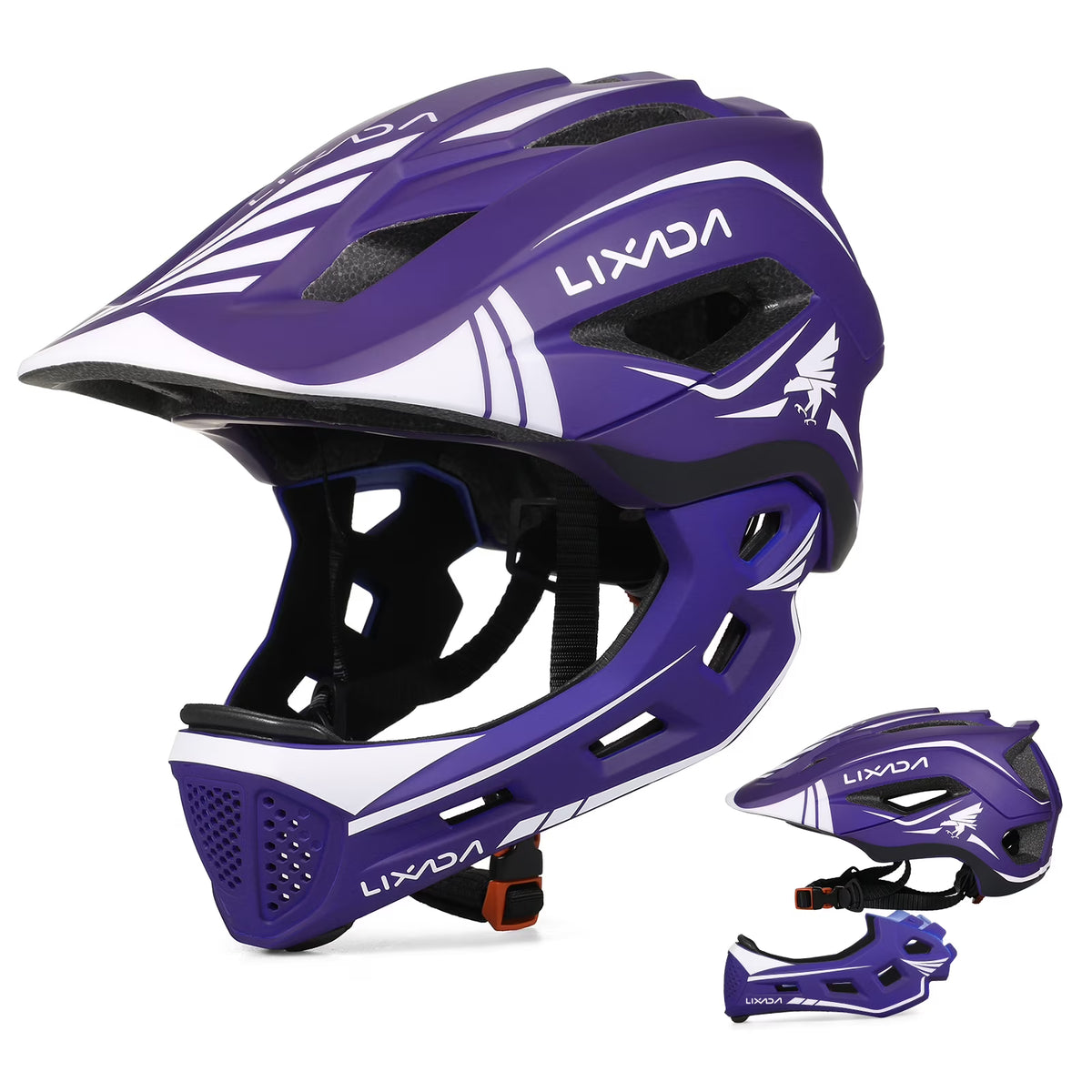 Kids Detachable Full Face Helmet for Cycling and Skateboarding C98937