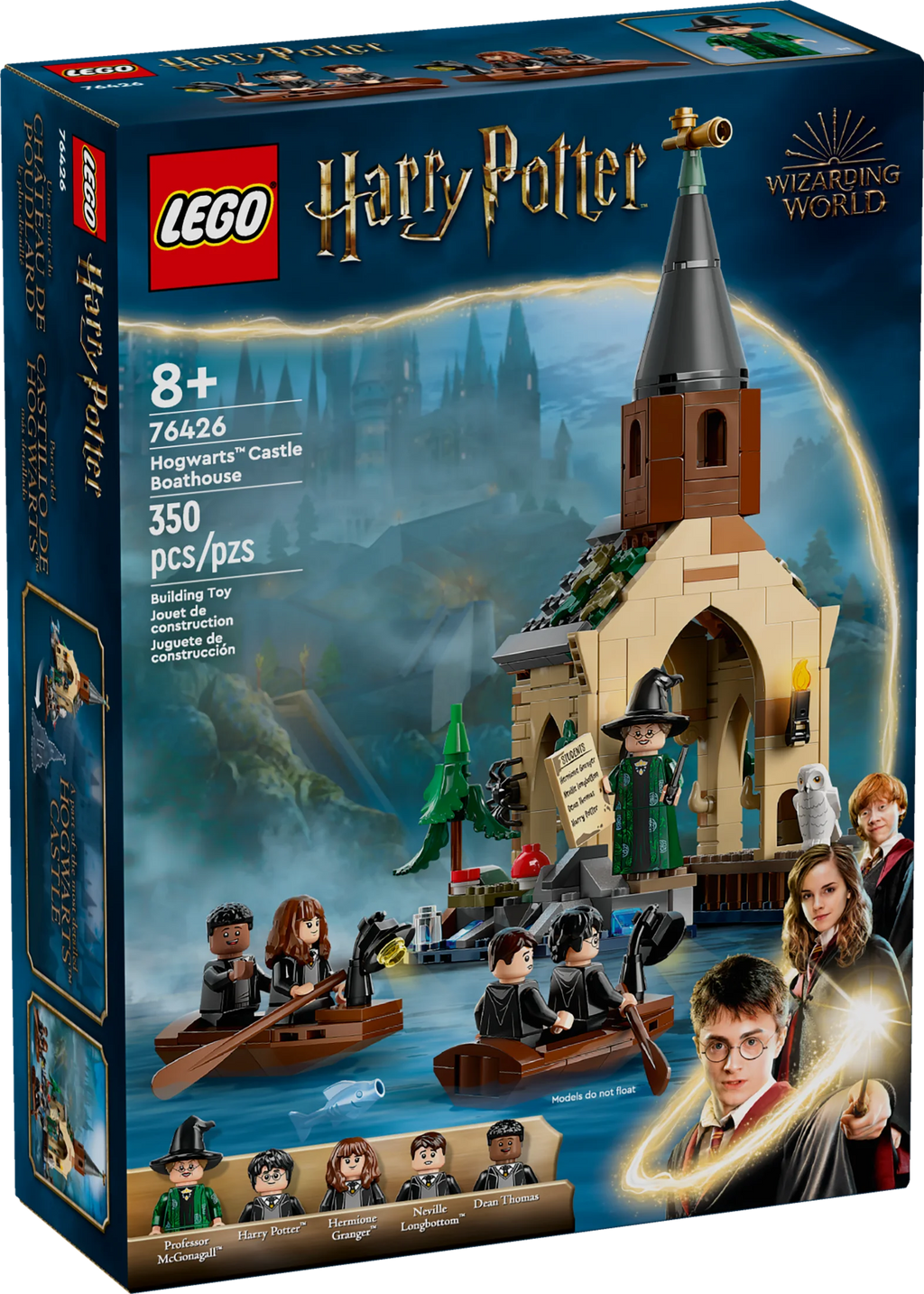 Hogwarts Castle Boathouse with 2 Buildable Boats and 5 Minifigures J433