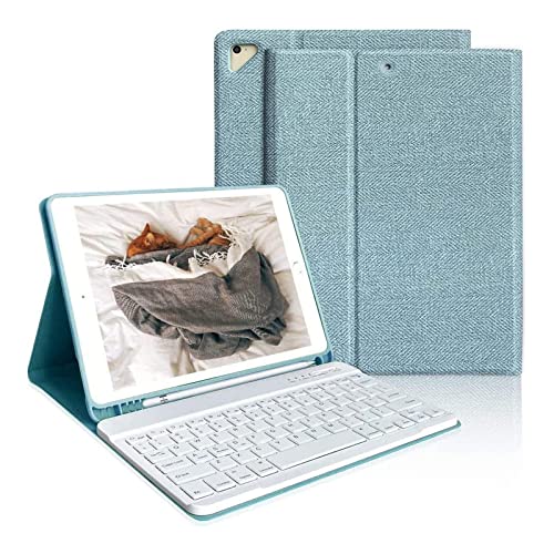 Keyboard Case for iPad 9.7" with Detachable Keyboard and Pencil Holder M3717