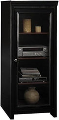Audio Cabinet with 2 Adjustable Shelves in Antique Black M9282
