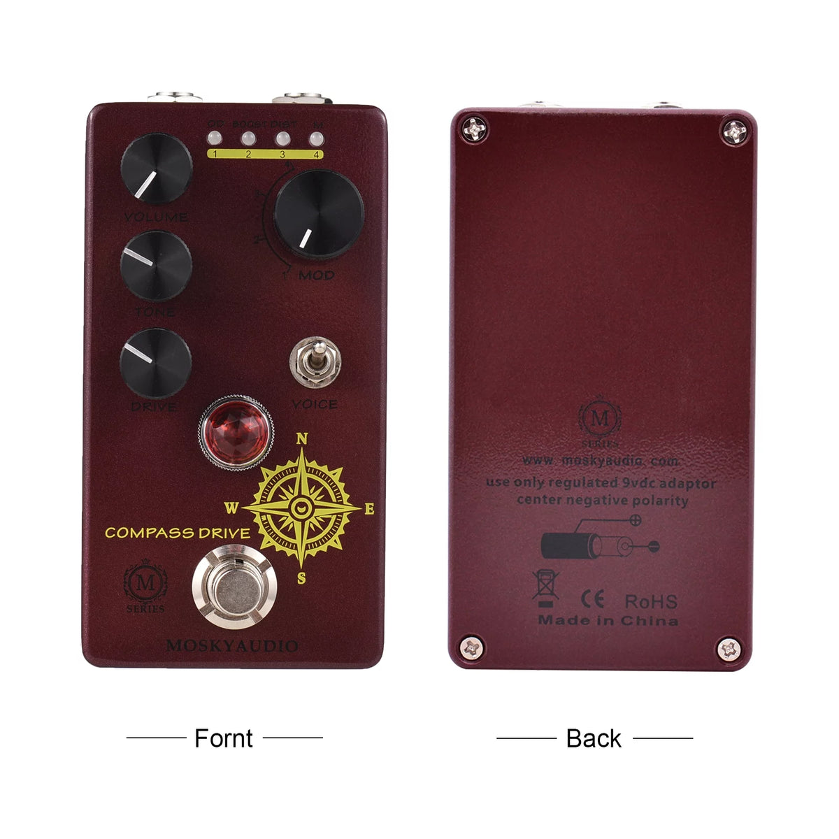 Compact Overdrive Guitar Effect Pedal T16927