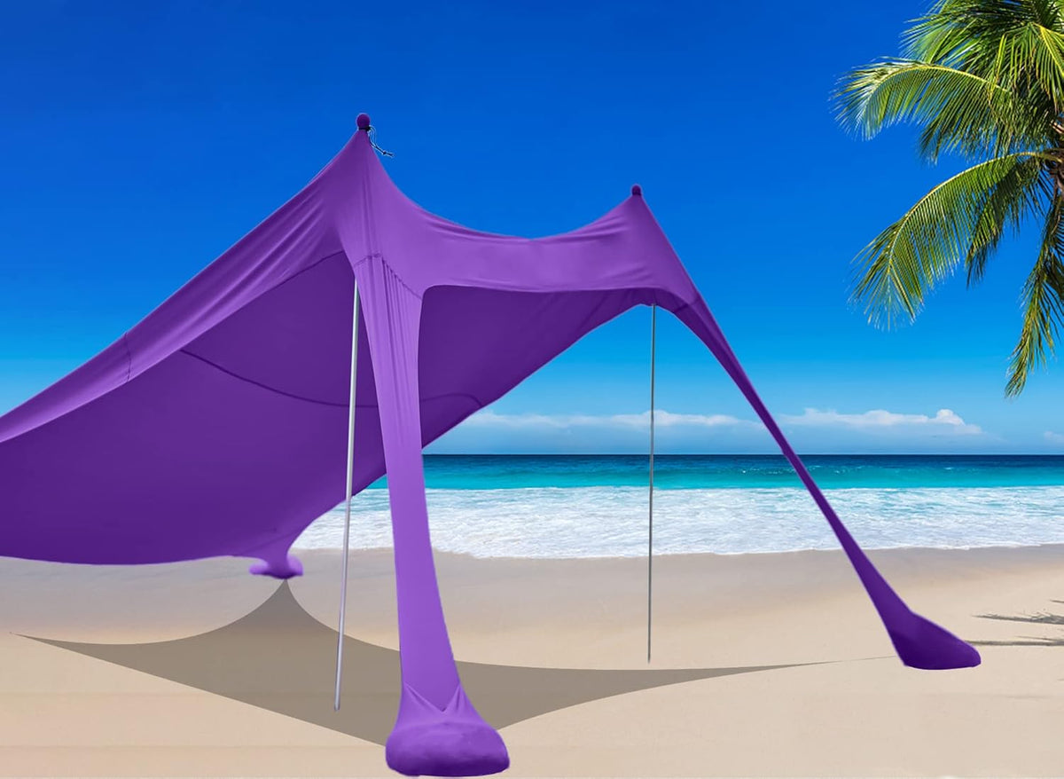 Beach Tent Sunshade with Carry Bag J622187
