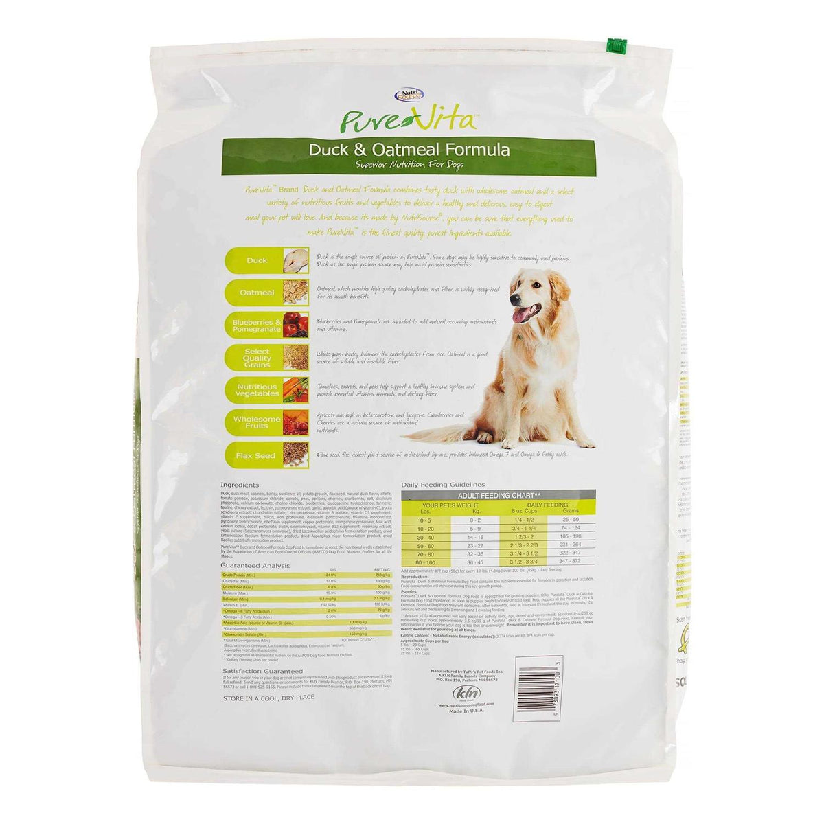 Duck & Oatmeal Dry Dog Food T430