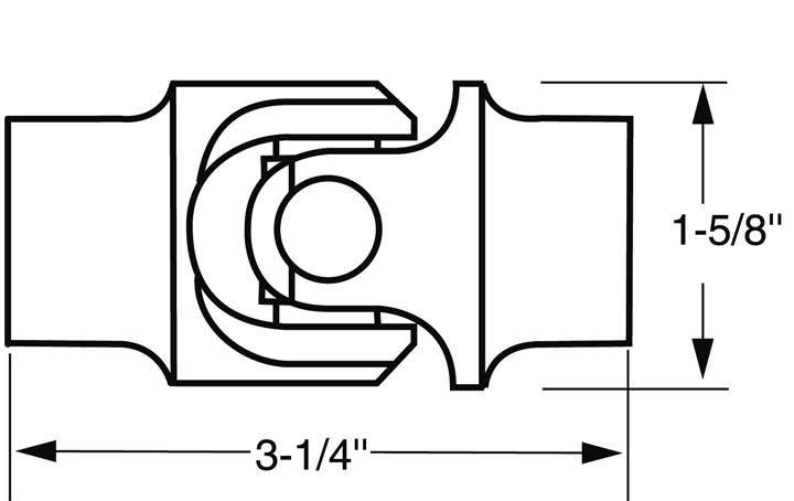 Single Steering Universal Joint G2719