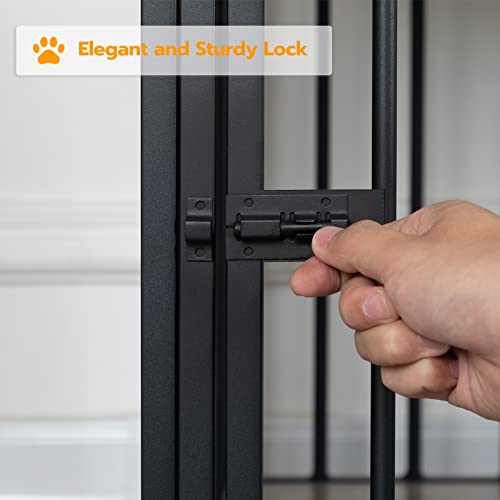 Wooden Dog Crate Furniture with Drawer A91066
