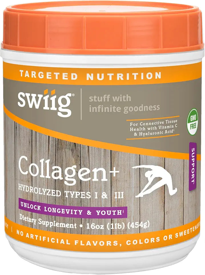Collagen Protein Powder 1lb Grass-Fed Bovine Gluten-Free B714