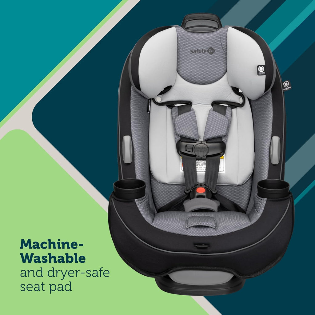 Convertible Car Seat, Rear-facing 5-40 pounds, Forward-facing 22-65 pounds, Belt-positioning booster 40-100 pounds D793