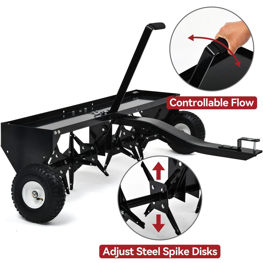40" Tow Plug Lawn Aerator Steel X6034