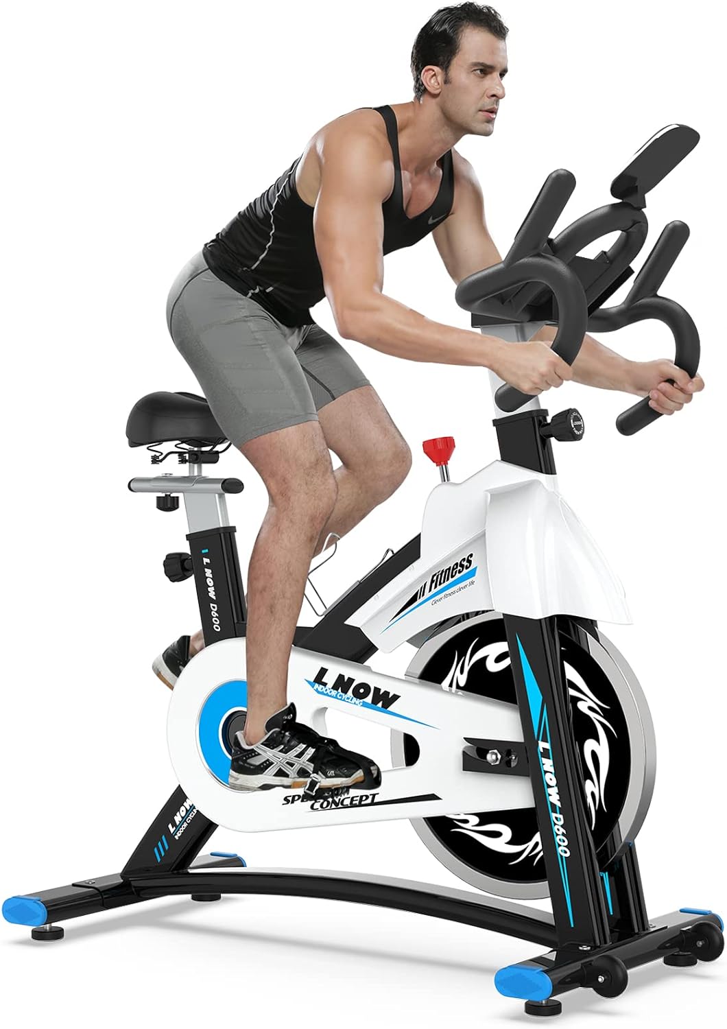 Exercise Bike with Seat Cushion, iPad Holder & LCD Monitor S31718
